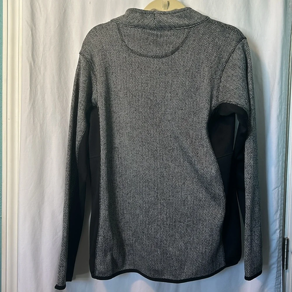 NWT | Marc New York‎ | Black and White Herringbone Jacket | Sz Large